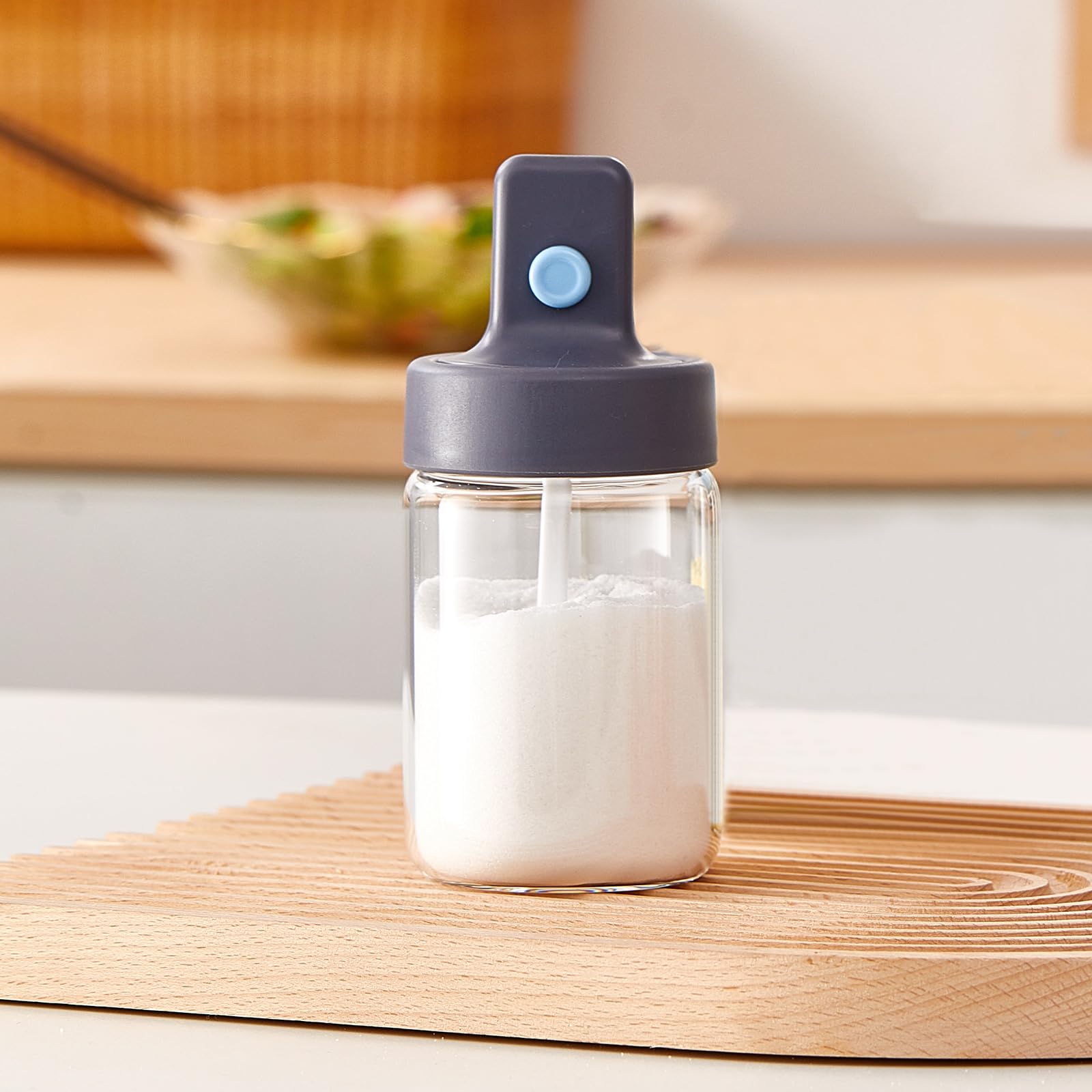 Amazon｜ZASA調味料入れ 262ml 3個セット スパイスボトル スプーン付き